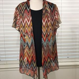 Women's Open Front Cardigan Top "NEW" Plus Size